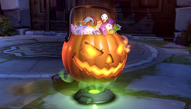 Resultado de imagem para overwatch halloween loot box